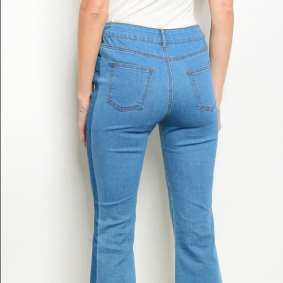 Wide Leg Jeans Cropped - Picture 4 of 9